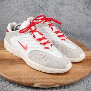 Nike SB Vertebrae Red White Sneakers Running Skate FD4691-100 Mens Size 10.5